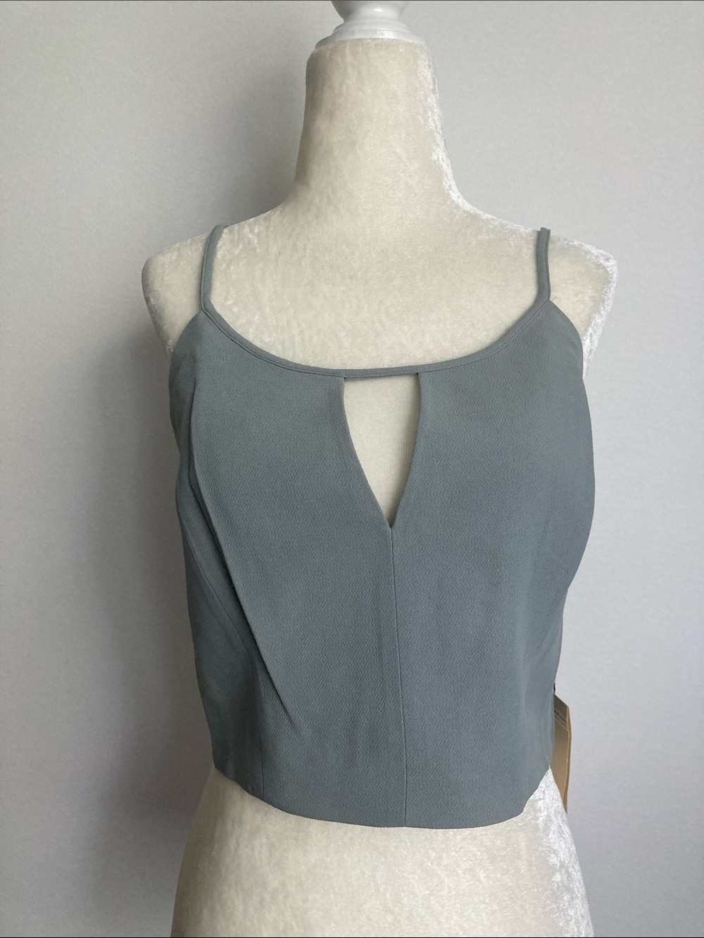 Giorgio Armani Vintage Gray Crop Top